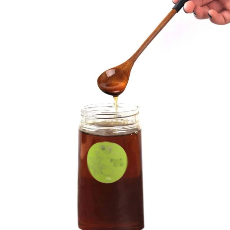 

5 Pcs Wooden Spoons Cooking Spoons Honey Spoons Rice Spoons Mixing Spoon Wooden Teaspoon for Coffee Tea Jam Bath Salts