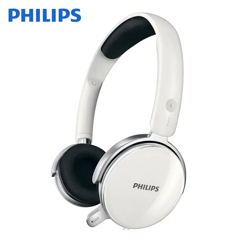 Профессиональные наушники Philips SHM7110U стерео бас провод длиной 2 0 м управление с
