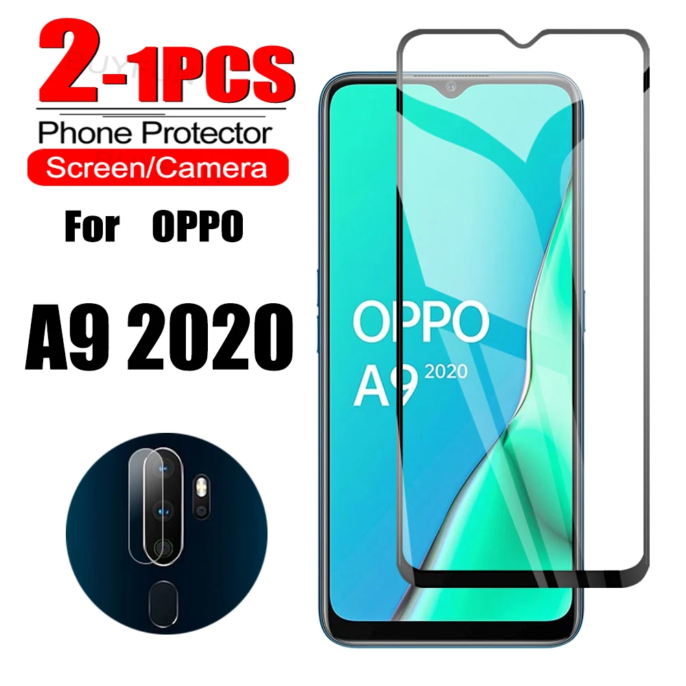 

1-2 шт. 9H защитное закаленное стекло для OPPO A9 2020 Защитное стекло для экрана телефона OPPO A 9 2020 A92020 A9(2020) пленка для объектива камеры