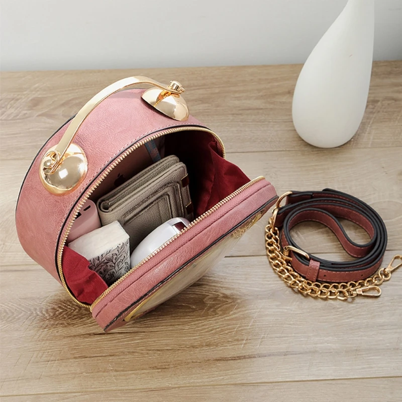

Clock Bag Real Working, Vintage Messenger Bag, Steam Punk Style Handbag
