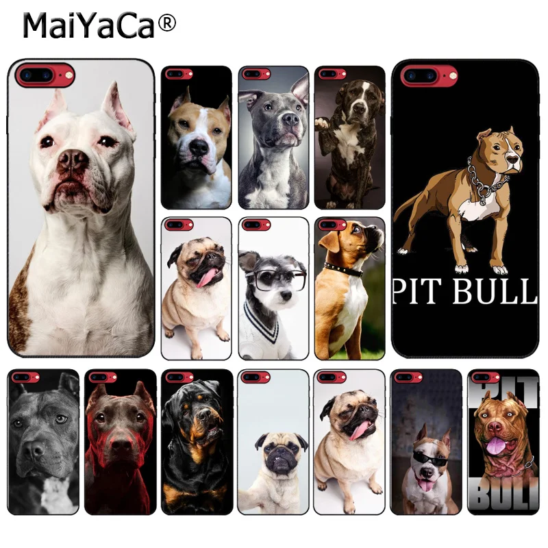 Чехол для телефона Питбуль Щенок iphone 11 12 Pro 11Pro MAX 8 7 6 6S Plus X XS 5 5S SE XR|Бамперы| |