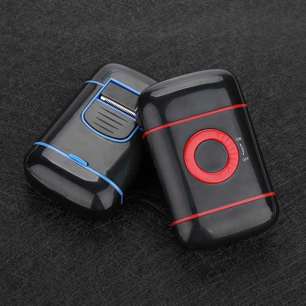 2 вида цветов электрическая стрижка триммер для бороды Мужская бритва быстрая