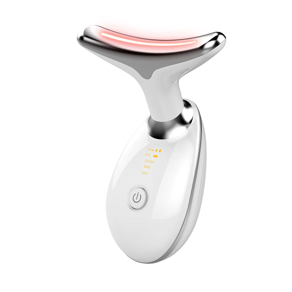 

XGREEO COX-108 2021 EMS LED Photon Therapy Neck Massager Face Lifting Winkle Remover Device Skin Rejuvenation Skin Care Machine