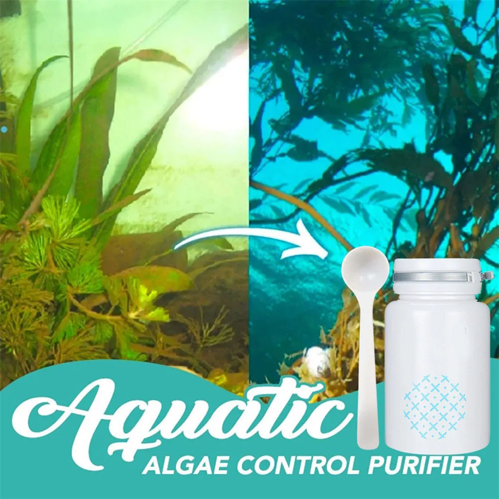 

Algae Repellent Agent Tank Moss Remover Aquarium Fish Tank Cleaning Powder FOU99