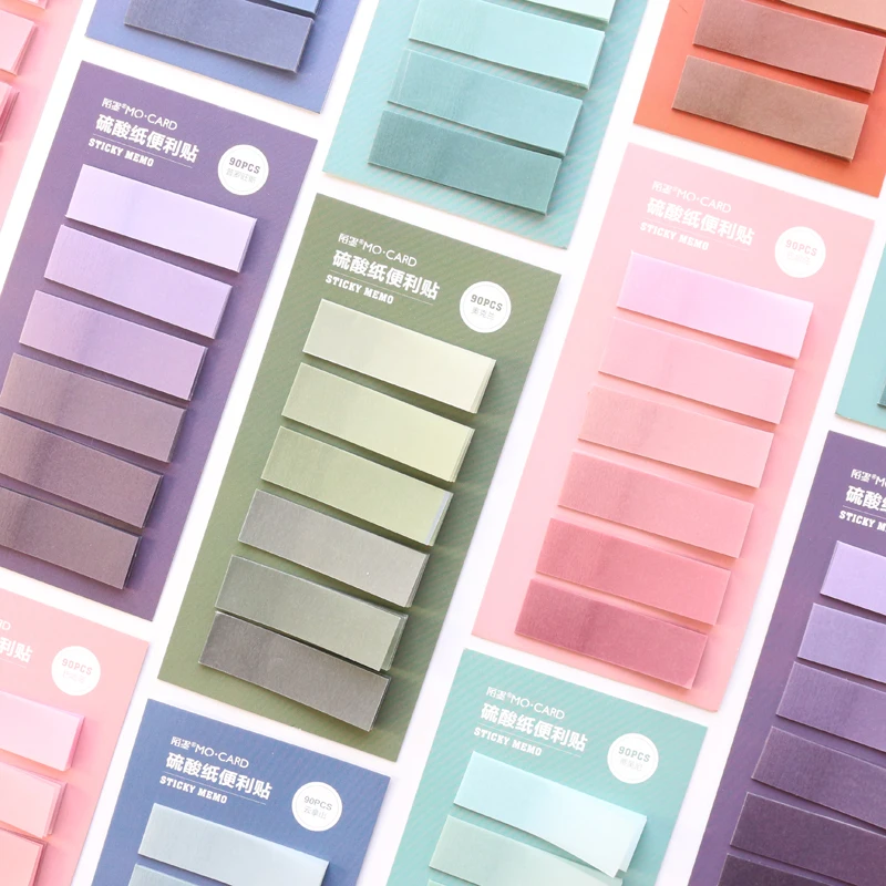 Классический самоклеящийся офисный и школьный индекс Domikee набор ярлыков для