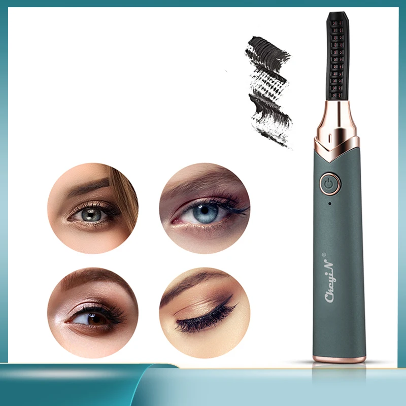 

Electric Eyelash Curler USB Rechargeable Electric Heated Eyelash Long-Lasting Electric Ironing Eyelash Curler Beauty Device