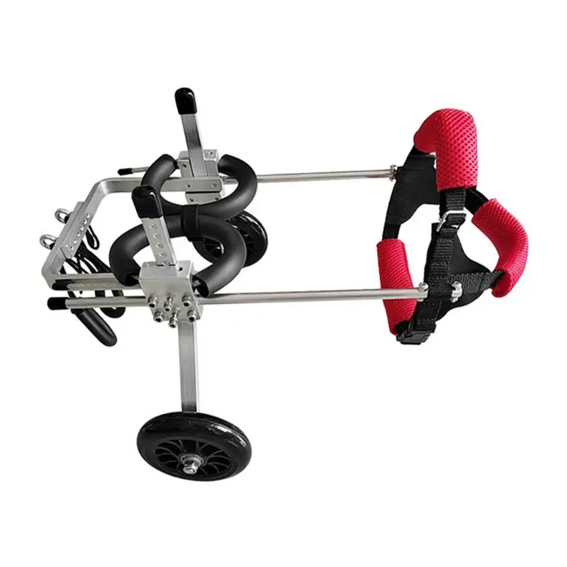 

Easy Carry Light Dog Back Legs Wheelchair Aluminum Alloy for Handicapped Hind Legs Veterinarian Approved Pet Walking
