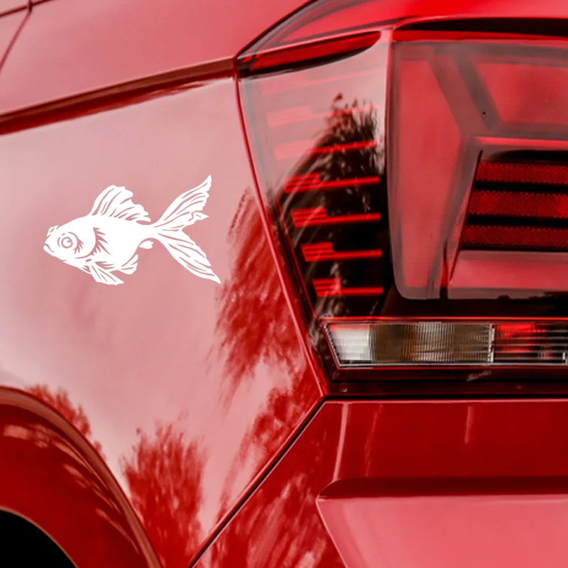 

Car Stickers Decor Motorcycle Decals Beautiful Goldfish Decorative Accessories Creative Sunscreen Waterproof PVC,16cm*10cm