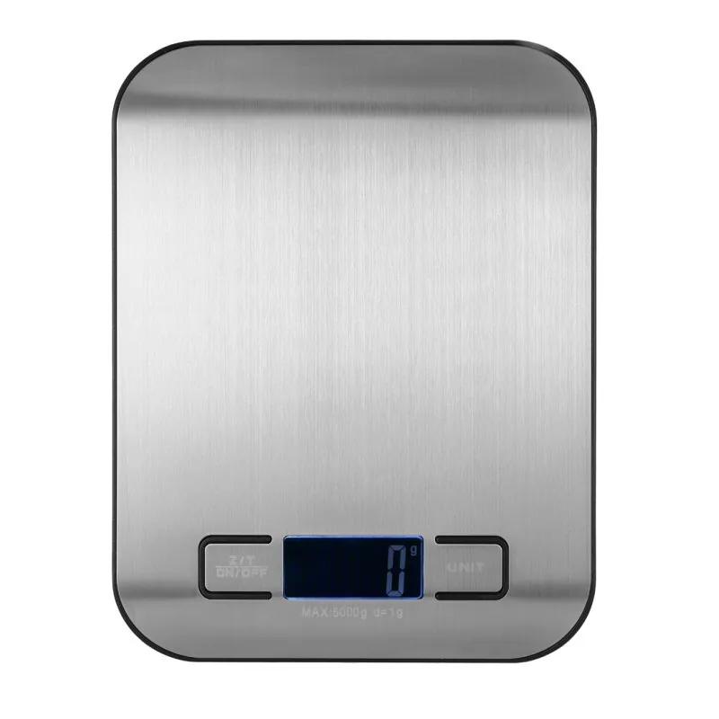 

Stainless Steel Kitchen Scale 5 Kg 1 G Household High-precision Electronic Scale 10kg Kitchen Accessories Food Scale