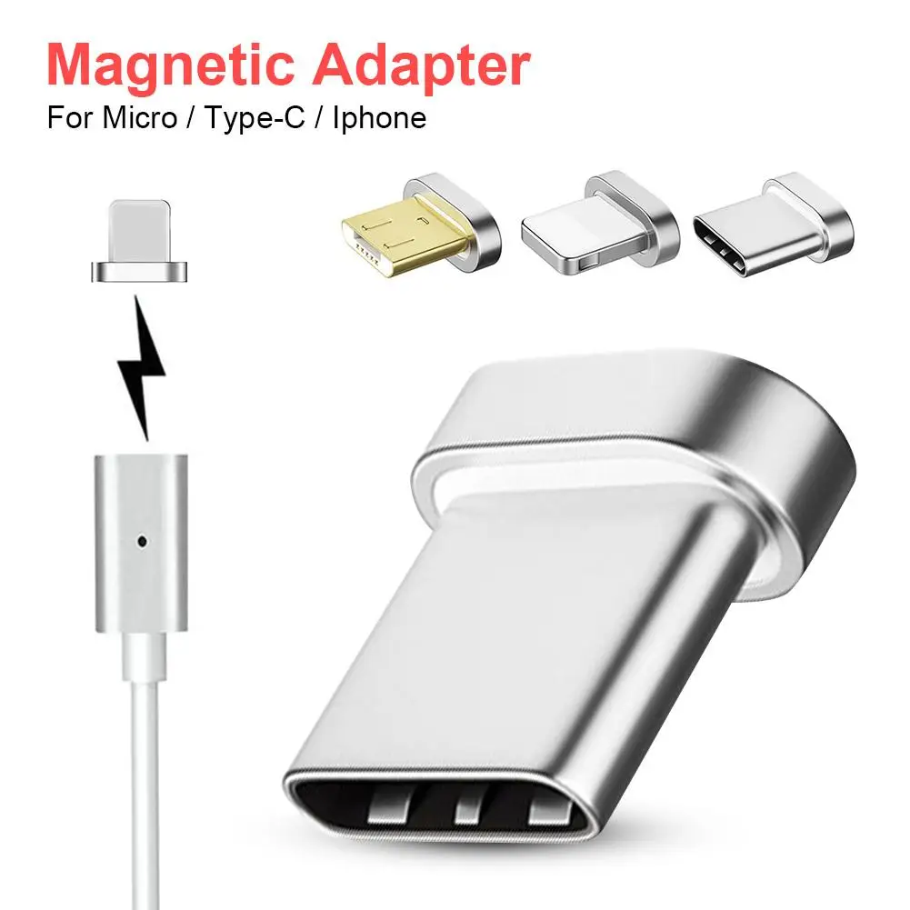 Магнитный разъем передачи магнитный Micro USB адаптер быстрой зарядки двойная