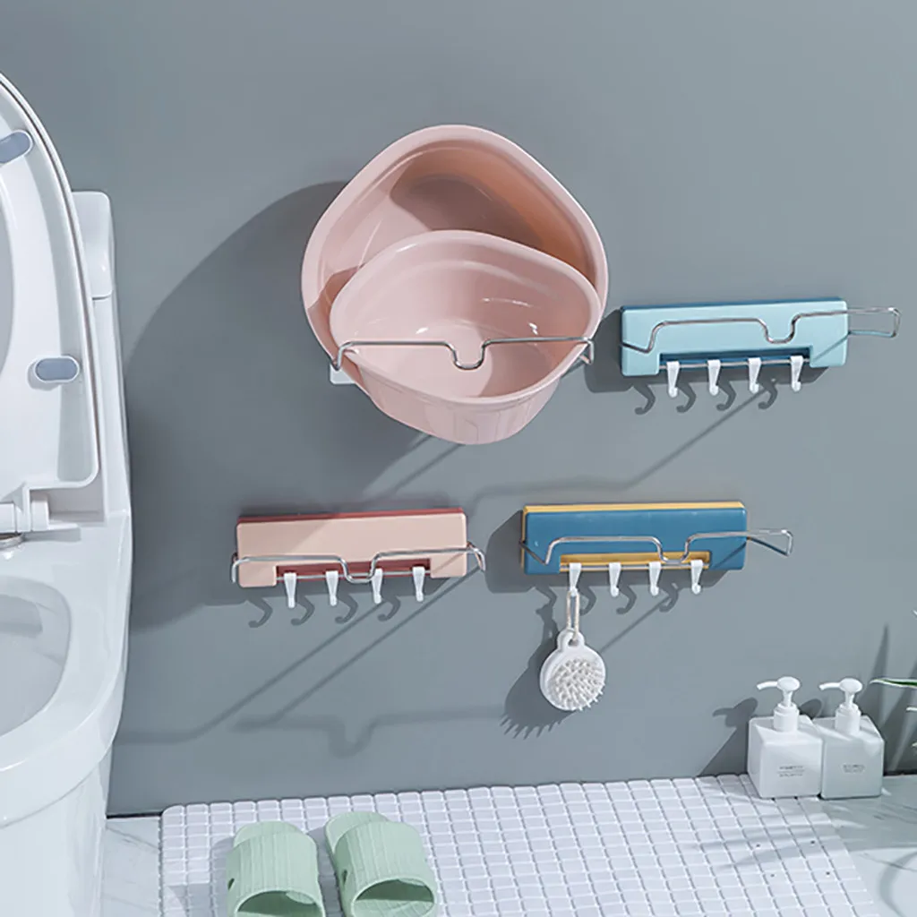Кухонный органайзер для хранения дома кухни настенный крючок ванной комнаты