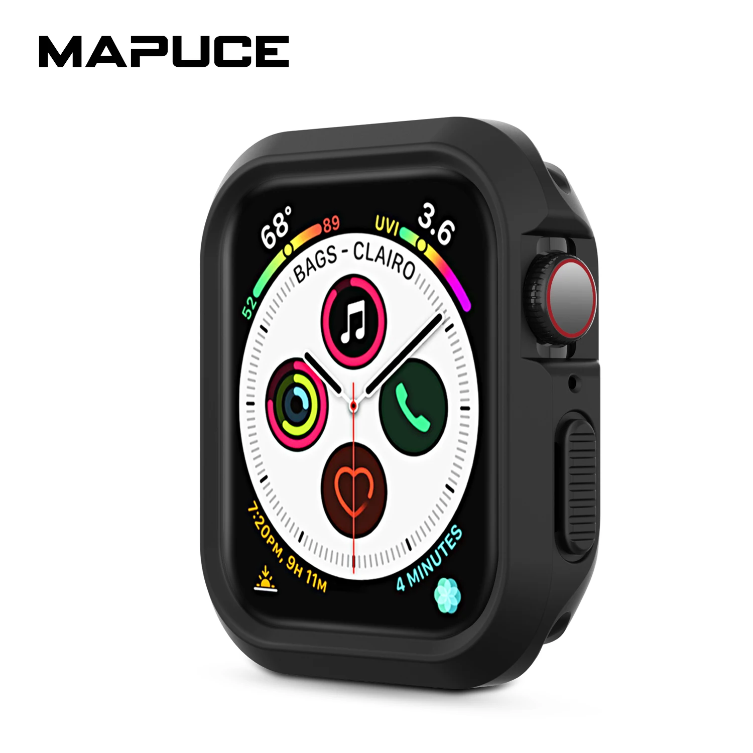 Чехол для часов чехол Apple Watch версии 6/iPhone SE/5/4/3/2/1 40 мм 44 к царапинам мягкий