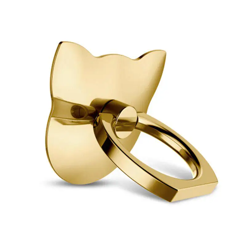 

Cat Finger Ring Mobile Phone Stand Holder For iPhone XS Max X XR 8 7 6 6S Plus 5S Smart Phone IPAD Stand For Samsung cell phone