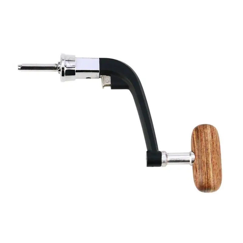 

1Pcs Metal Spinning Fishing Reel Handle Folding Rocking Arm Wheel Wooden Knob Fishing Tackle Accessories Grip Rocker Tackle