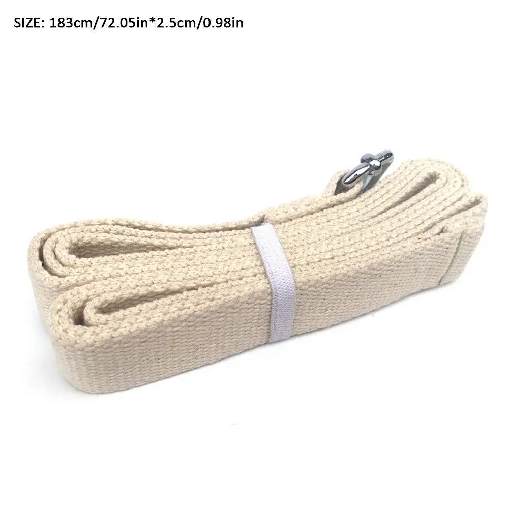 

Cotton Yoga Strap Belt D-Ring Buckle Gym Home Exercise Fitness Resistance Band Dance Gymnastics Yoga Flexibility Stretch Belt