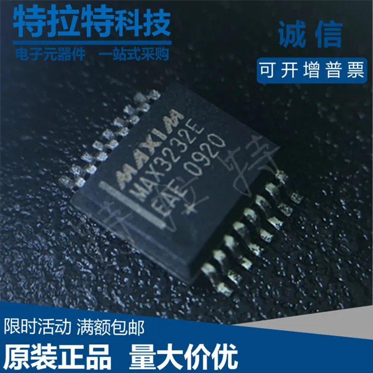 

10pcs/lot MAX3232EEAE MAX3232 Chip TSSOP-16 Line Transceiver Brand New & Original