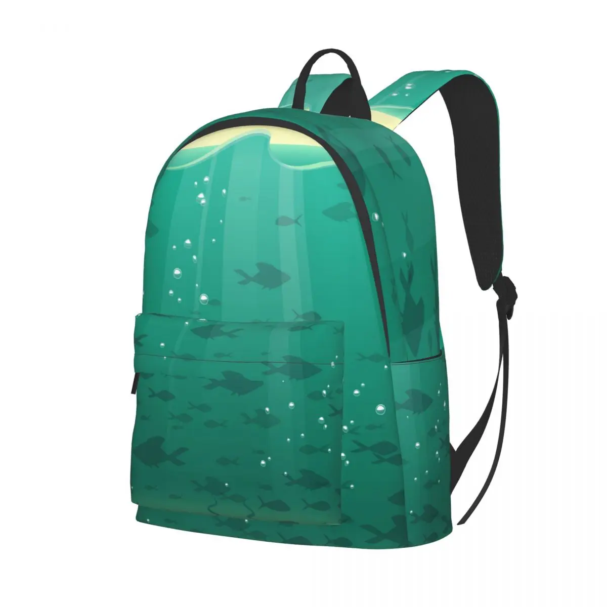Модный рюкзак с морскими рыбами унисекс сумка на плечо школьная для книг