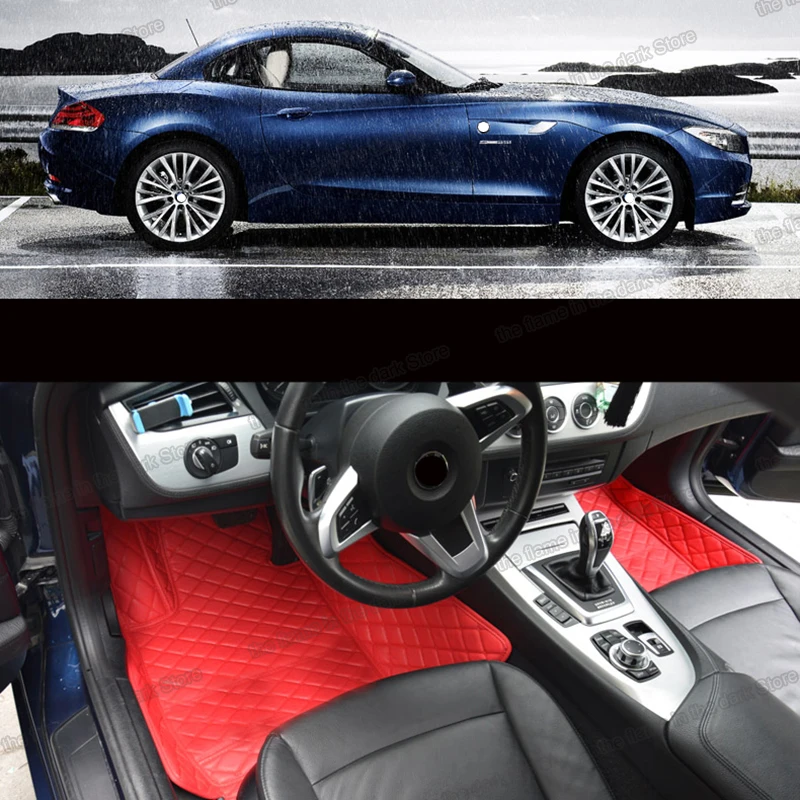 Lsrtw2017 для bmw z4 e89 g29 кожаный автомобильный коврик ковер 2009 2010 2011 2012 2013 2014 2015 2016 2017 2018