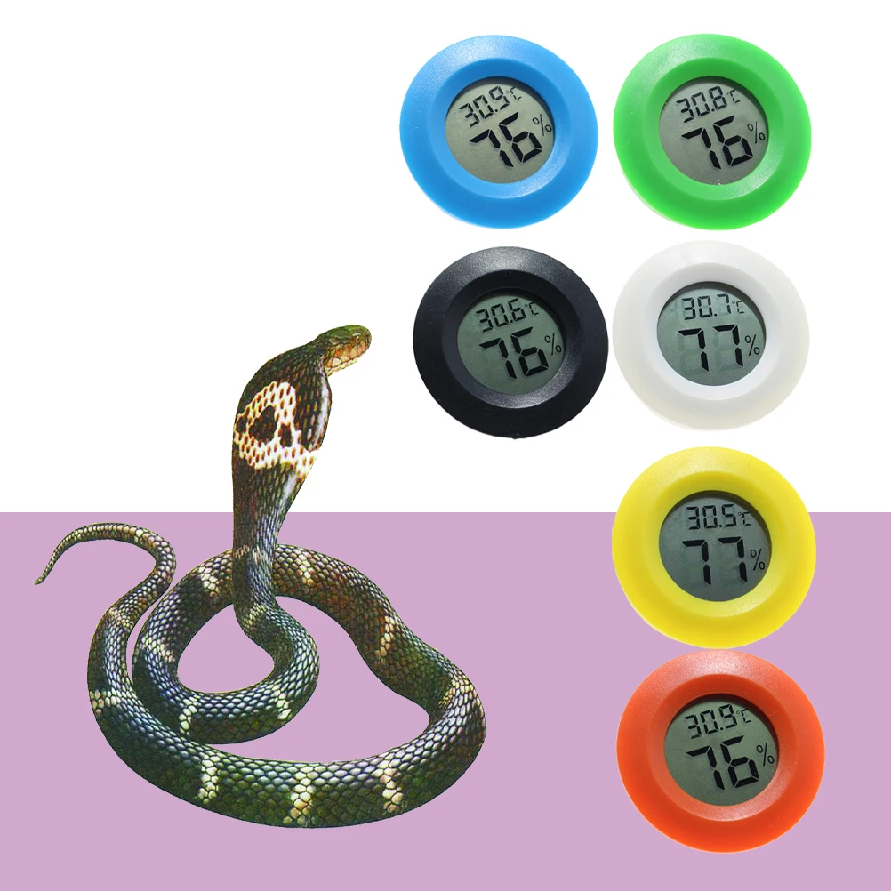 Ящик для рептилий Мини ЖК Цифровой термометр гигрометр - Цена: 425,89 руб.