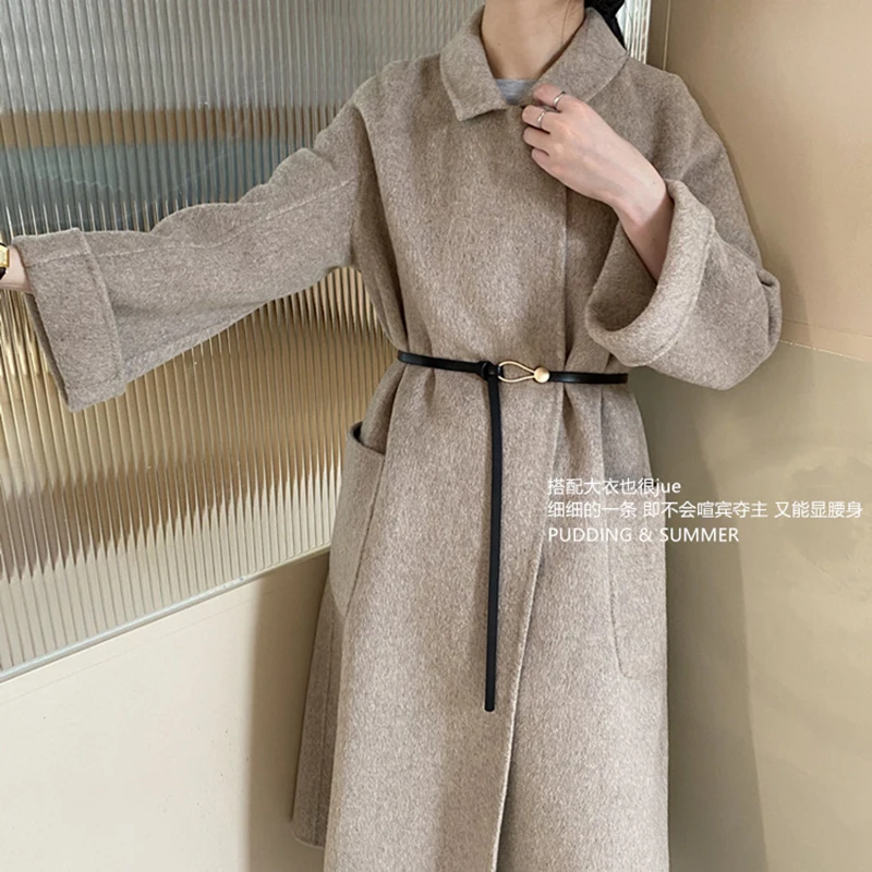 

ELEGZO Blets For Women Fashion Versatile Skirt Belt Female PU Waistband Popular Hot Selling