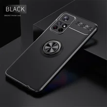 Holder Cover For Poco M4 Pro 5G Case For Xiaomi Poco M4 Pro Capas Shockproof TPU Soft Ring Magnetic For Cover Poco M4 Pro Fundas