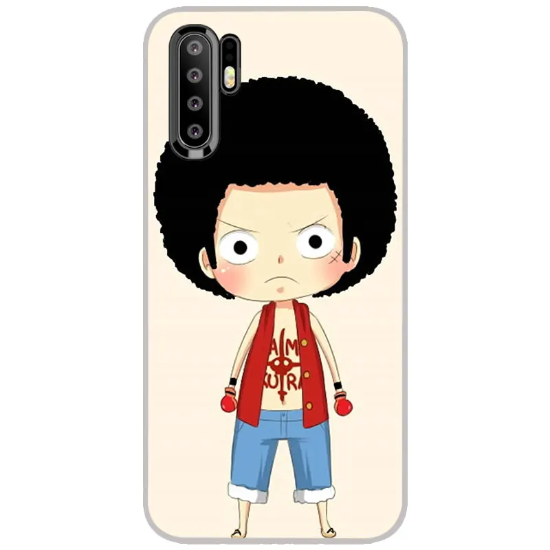 funny luffy Matte Silicone Soft Phone Case For Huawei P30 P20 P10 P9 P8 Pro Lite 2017 Plus P Smart 2019 Silicon cover |