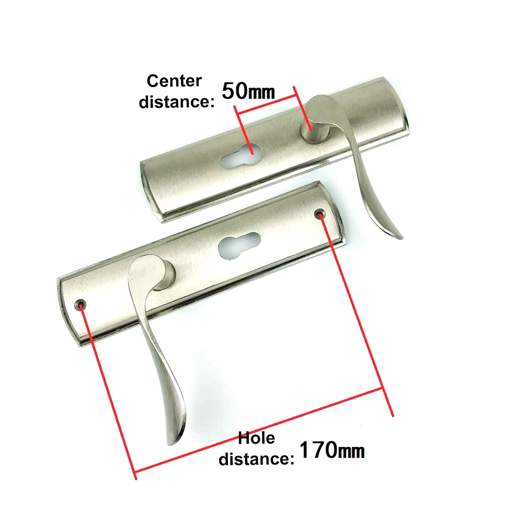 Дверная ручка из алюминиевого сплава с 3 ключами|Комплекты ручек| |