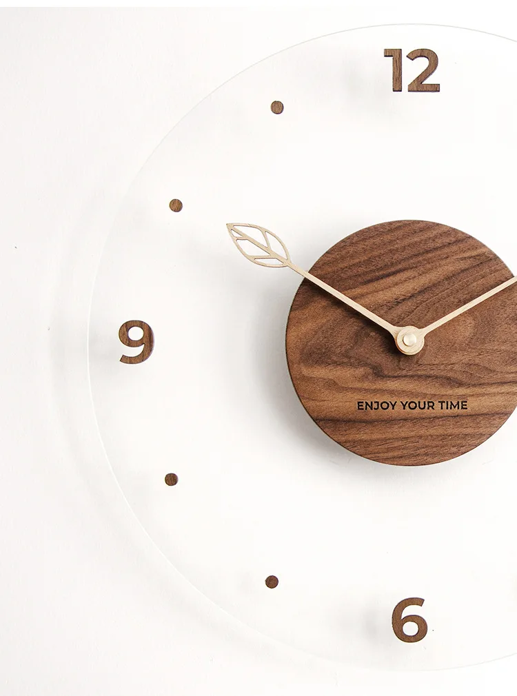 2021 большие домашние украшения роскошные деревянные настенные часы для спальни