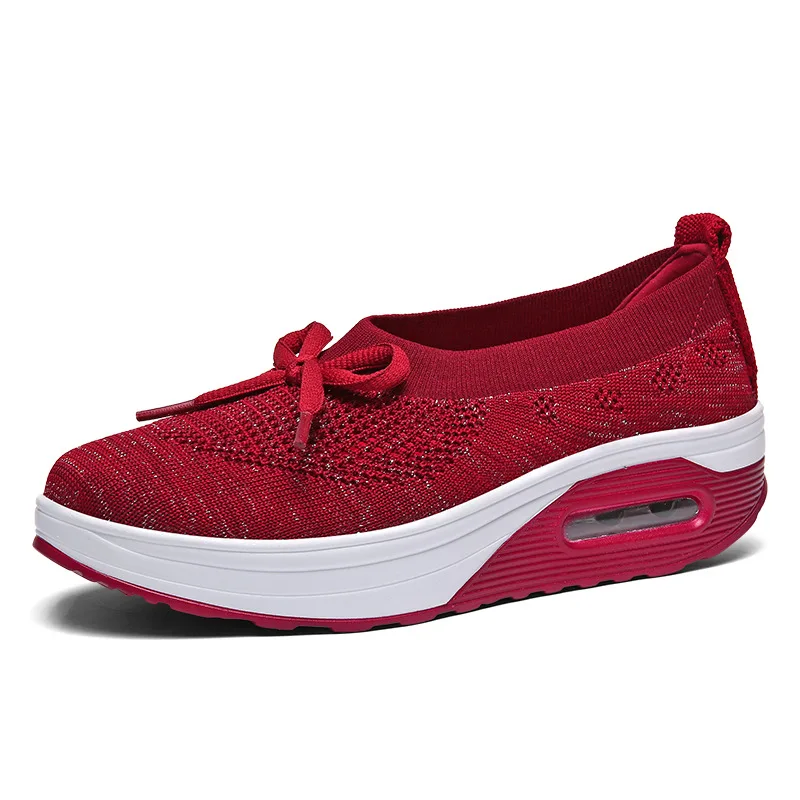 

New Spring and Summer Lightweight Loafers Air Cushion Increased Non-slip Wear-resistant Casual Women's Shoes Zapatos De Mujer