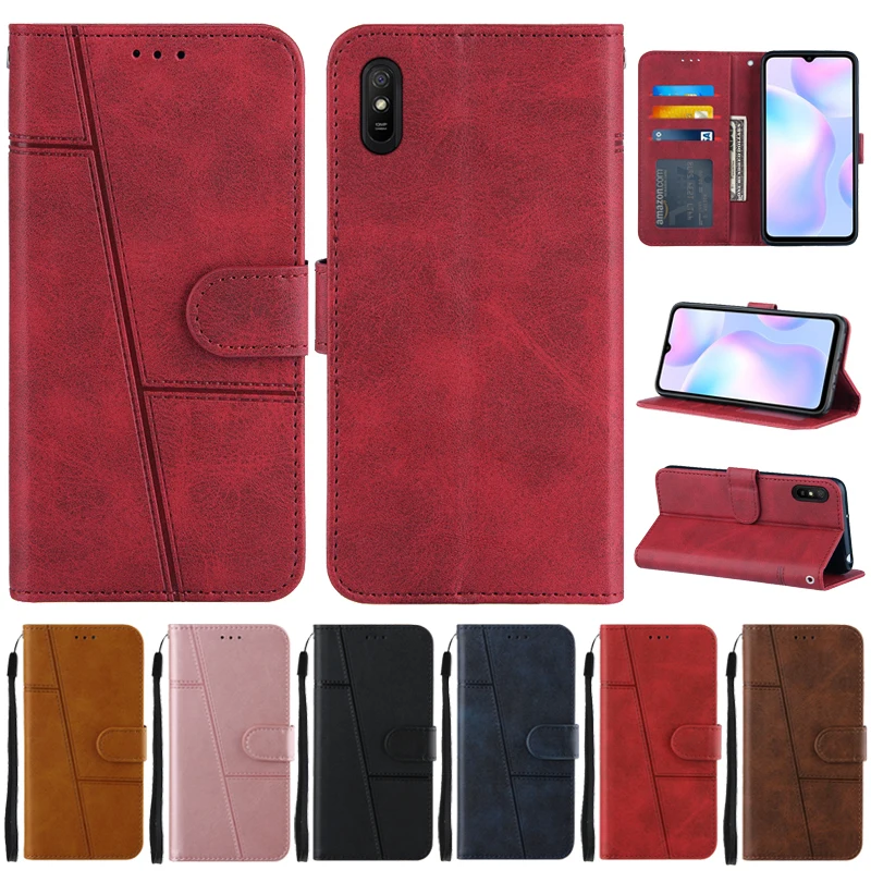 

For Xiaomi Redmi 9A Flip Wallet Phone Case on sFor Xiomi Xiaomi Redmi 9A 9AT Leather Case Protect Cover Redmi9A 9 AT Cases Coque
