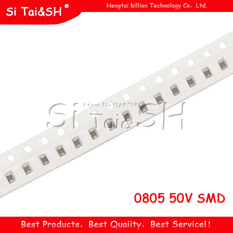 100 шт 0805 50В SMD толстая пленка чип многослойный керамический конденсатор 0.5pF 47 мкФ