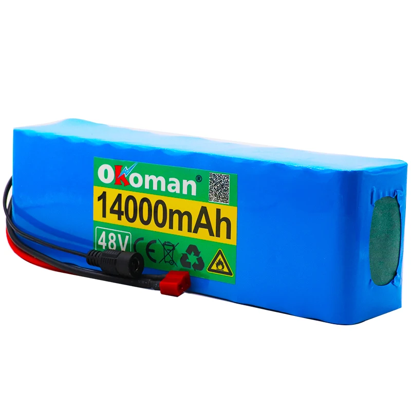 48V 14Ah 1000 ватт 13S3P комплект литий-ионных батарей для MH1 54 6 v электровелосипеда с 25A