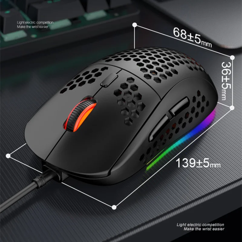 

Wired Gaming Keyboard And Mouse Set Multifunction Waterproof RGB Backlight Keyboards Ergonomic 6400DPI Mouse For Lenovo/Xiaomi