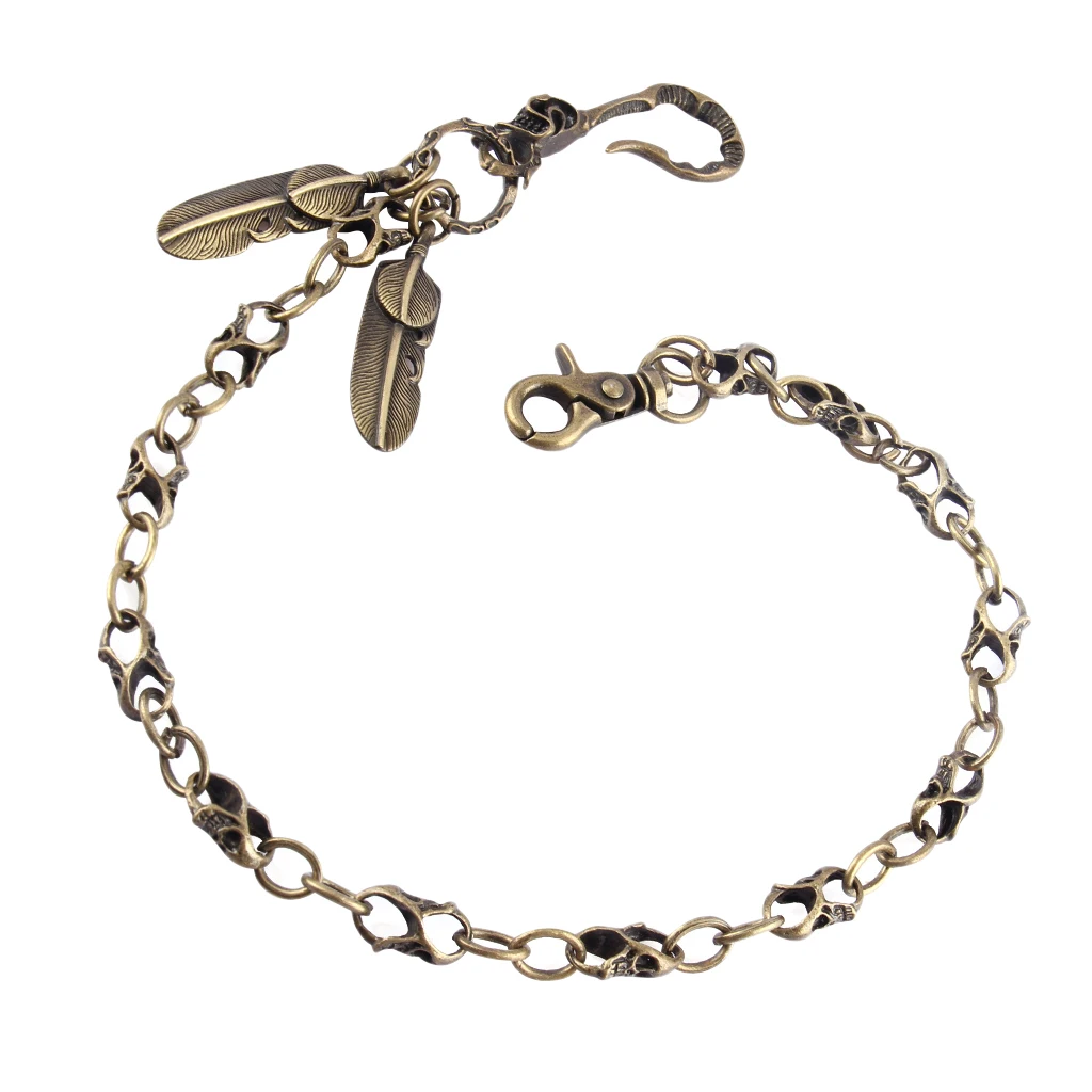 

Мужской длинный металлический брелок-цепочка для ключей, 24 дюйма