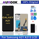 100% Оригинальный сенсорный ЖК-дисплей для Samsung Galaxy A21 LCD A215