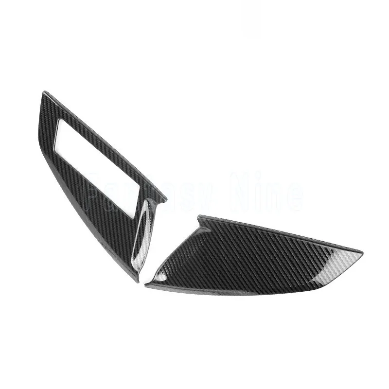 Углеродного волокна с принтом в виде машинки внутренний молдинг отделка ручка