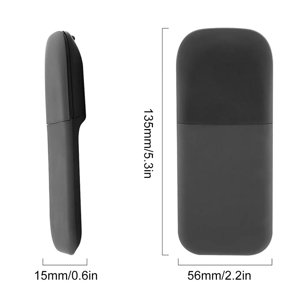 

Wireless Mouse Bluetooth Folding Touch Mice Portable Arc Optical Mouse Mini Travel Mute Mouse Slim Game Mouse With USB Receiver