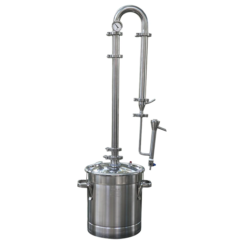 HOOLOO 22L мелкие бытовые водки пивоваренной машины сетка из чистой меди дистилляции