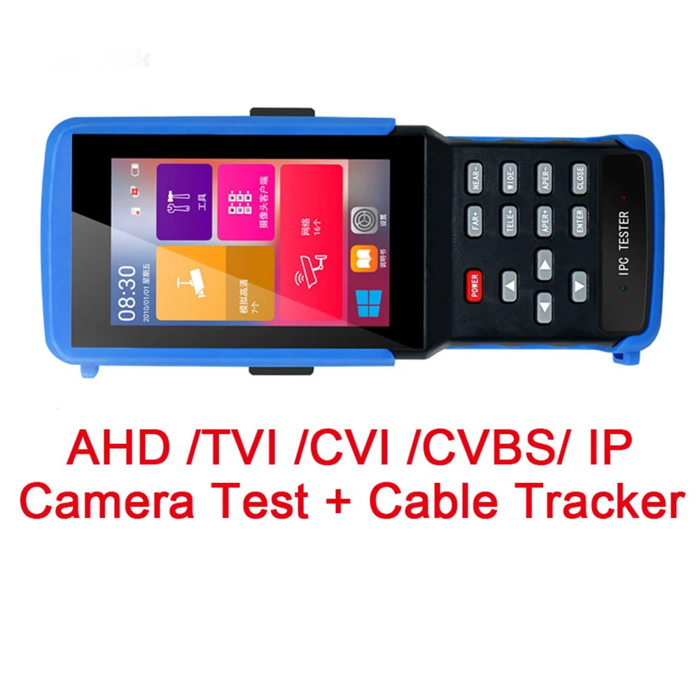 7 дюймов H.265 HD 4K 6 в 1 CCTV тестер монитор IP аналоговый AHD TVI CVI SDI камера 8MP ONVIF