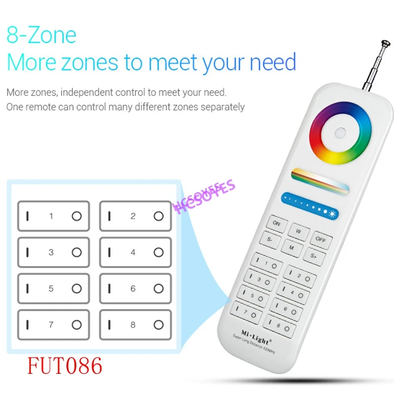 Milight FUT086/WL 433/UW01/UW02/UW03/PW01 IP68 Подводный 9 Вт/15 Вт/27 Вт RGB + CCT настенный подводный