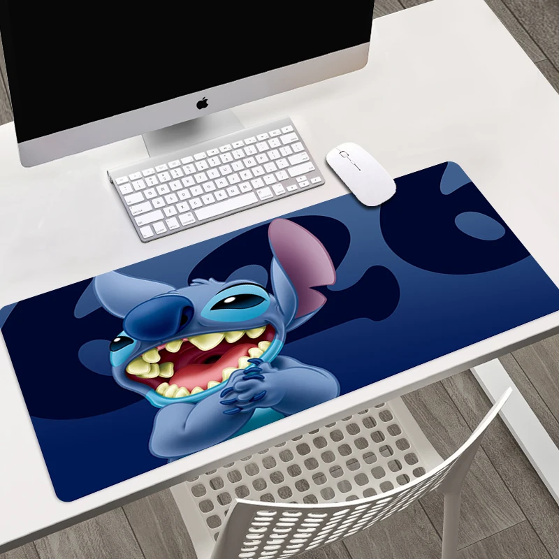 

Kawaii Mouse Pads Anime Stitch Large Mausepad Mat for Desk Gamer Mousepads Keyboard Diy Desktop Computer Pc Computers Gaming Pad