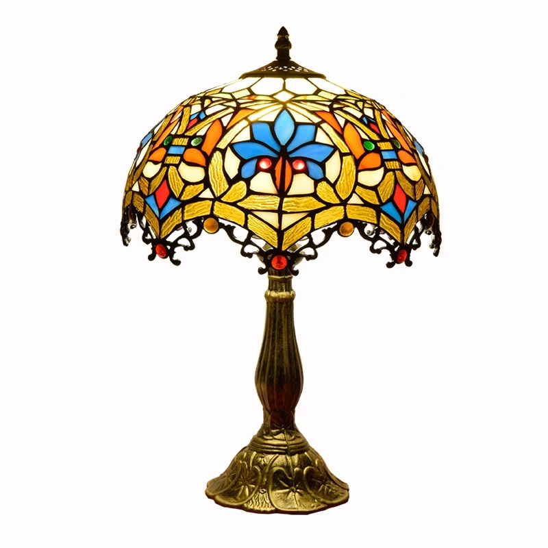 Средиземноморский Декор Турецкая лампа с абажуром Tiffanylamp для спальни гостиной