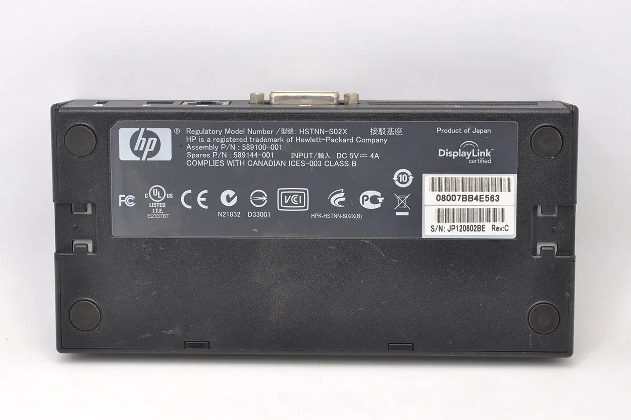 Б/у HP ноутбук расширения порта USB2.0 к сетевой порт VGA Видеокарта четыре USB HSTNN S02X 589100