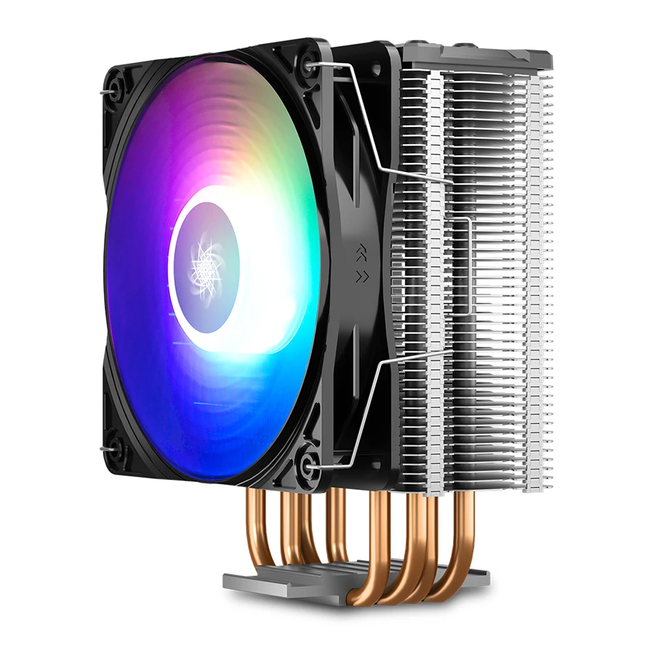 DEEPCOOL GAMMAXX GT A-RGB 4 Heatpipes CPU Cooler Radiator 120mm Addressable RGB Fan For LGA/2011/1155/1156/AM3/AM4 Cooling | Компьютеры и