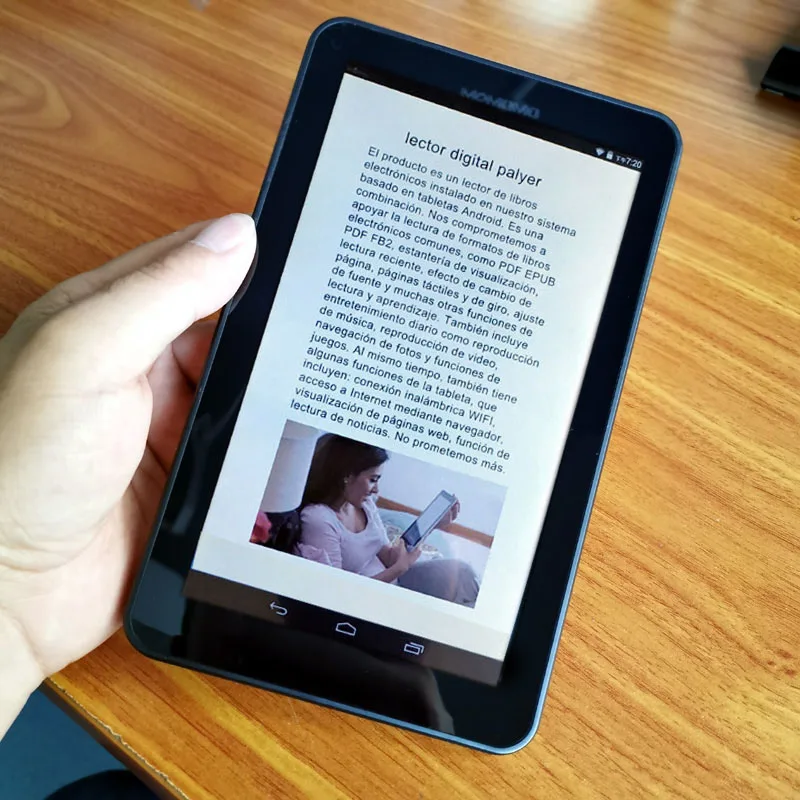 7 дюймов TFT электронная книга ридер Android WiFi цифровой музыкальный видео плеер поддержка PDF EPUB FB2 Поддержка карты расширения Подарок 32 Гб карта