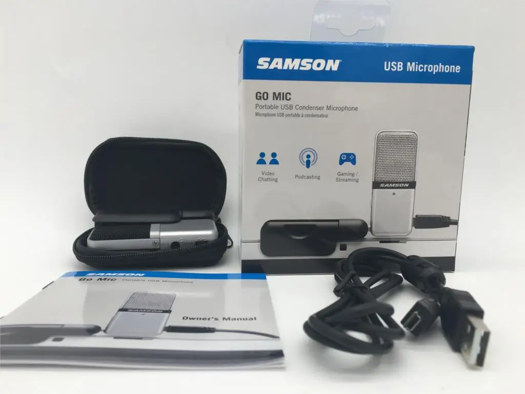 Микрофон Samson Go портативный конденсаторный USB-микрофон для Mac ПК компьютера записи
