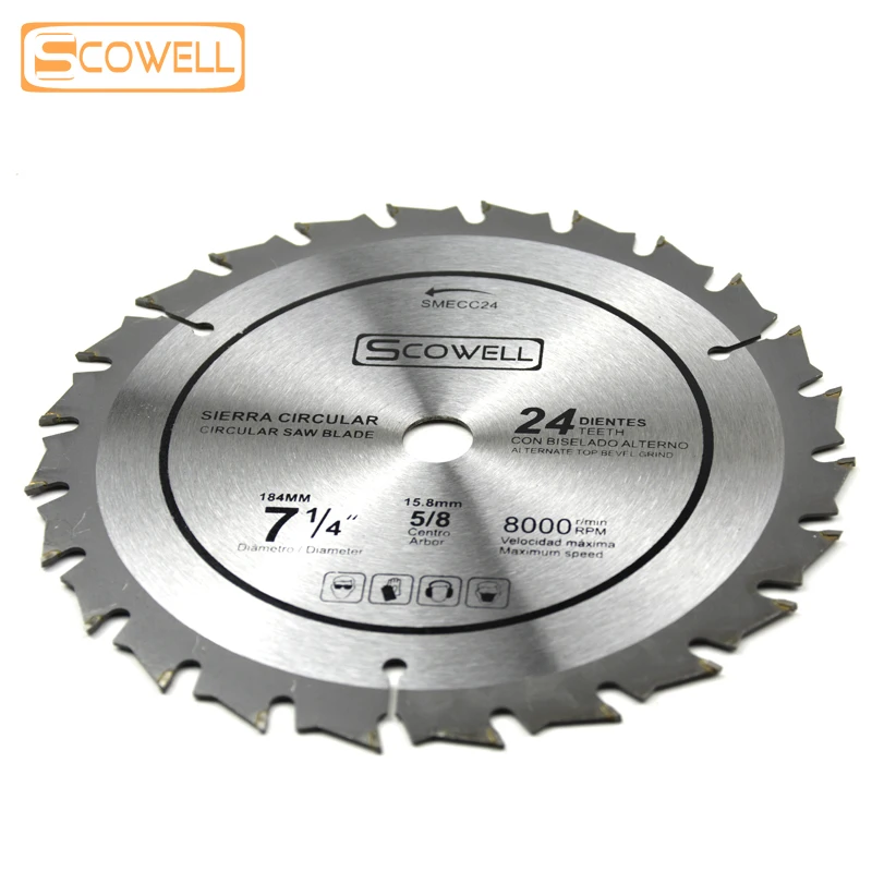 SCOWELL Circular Saw Blades 7-1/4