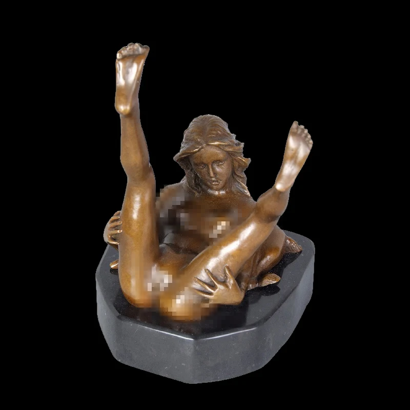 ArtsHom DS291 Эротическое искусство Libidinal Обнаженная Женская Бронзовая статуя ГОЛОД