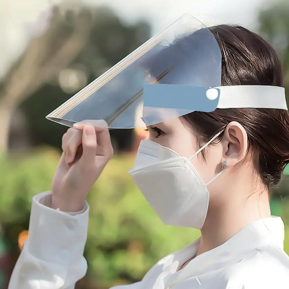 1/2/4/10 шт. полный маска для лица с Откидывающейся Крышкой и зеркальной