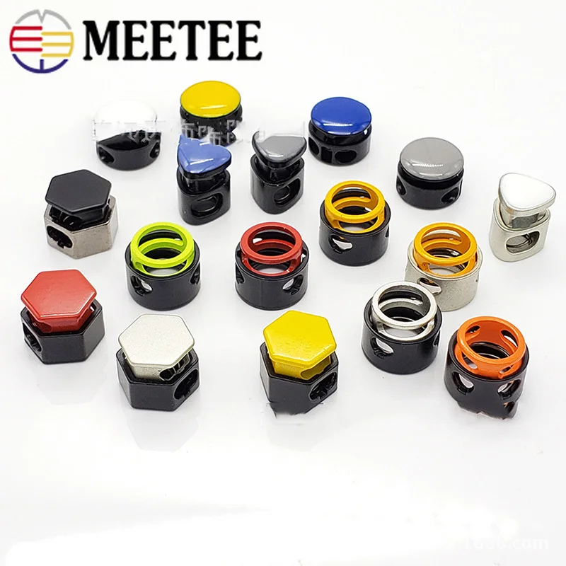 Meetee 20 шт. мода стиль металл фиксатор шнура пальто шнур для шляпы Пряжка DIY пуховая